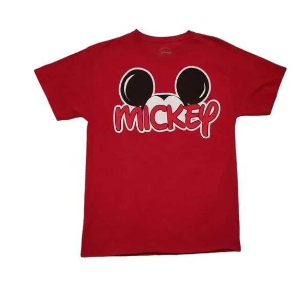 {Disney} Mickey Red Color Tee - Picture 1 of 5